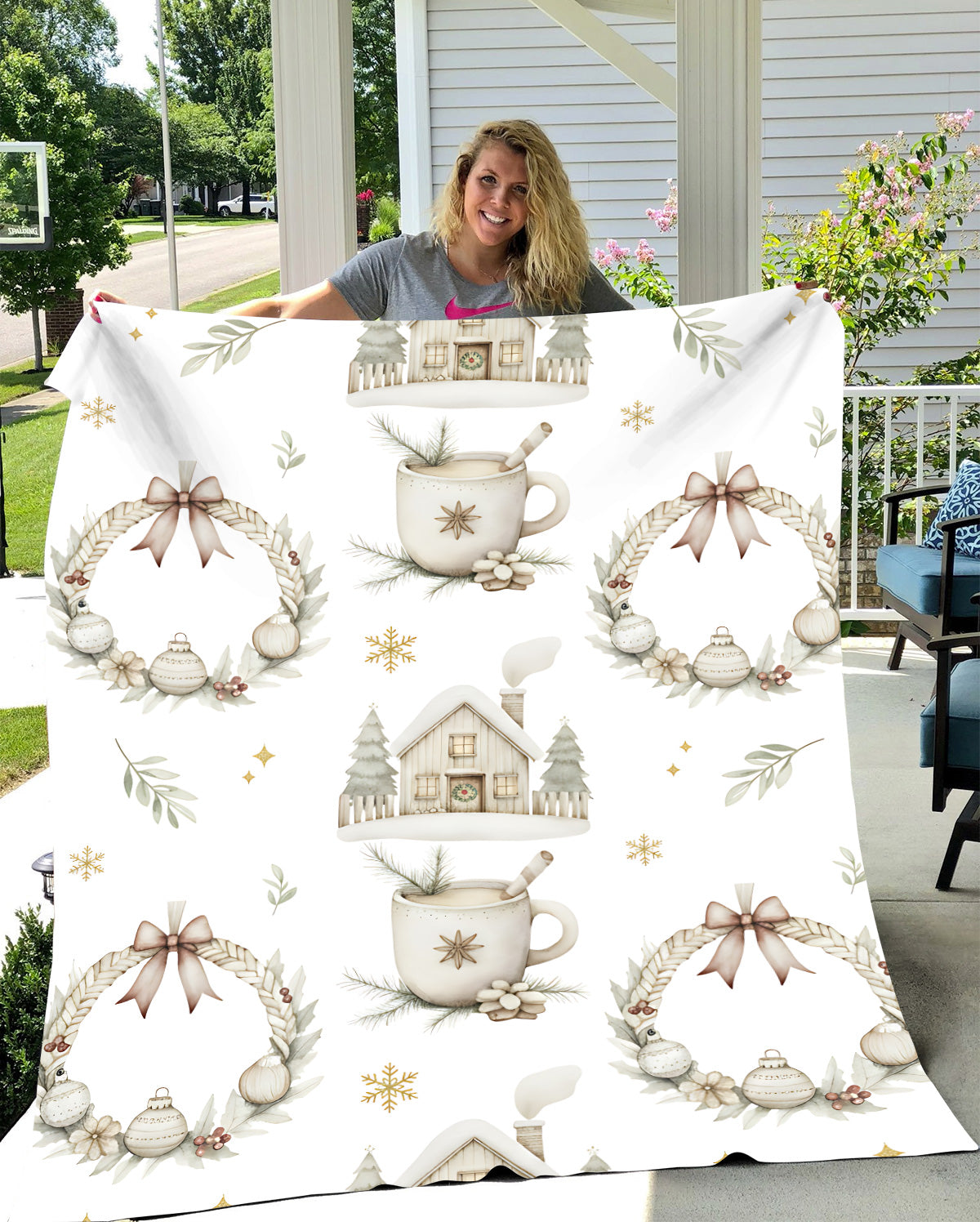 Our Cozy And Festive Holiday Blanket