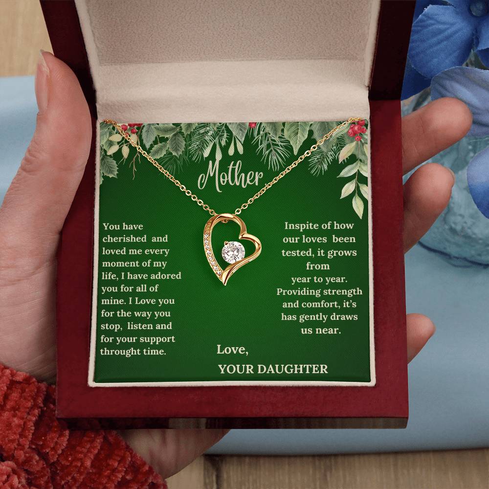 To My Mom - Forever Love Necklace - A Classic Gift
