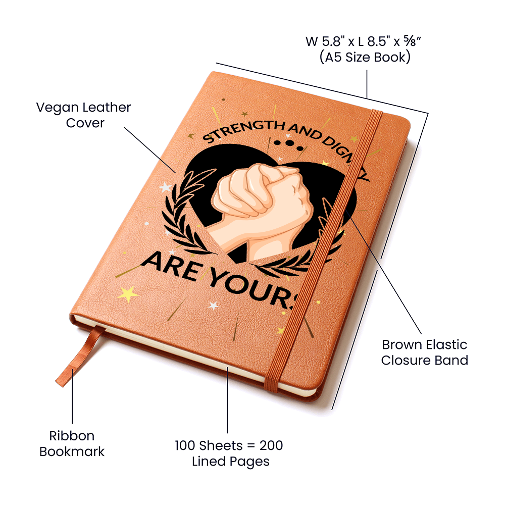 Vegan Leather Graphic Journal