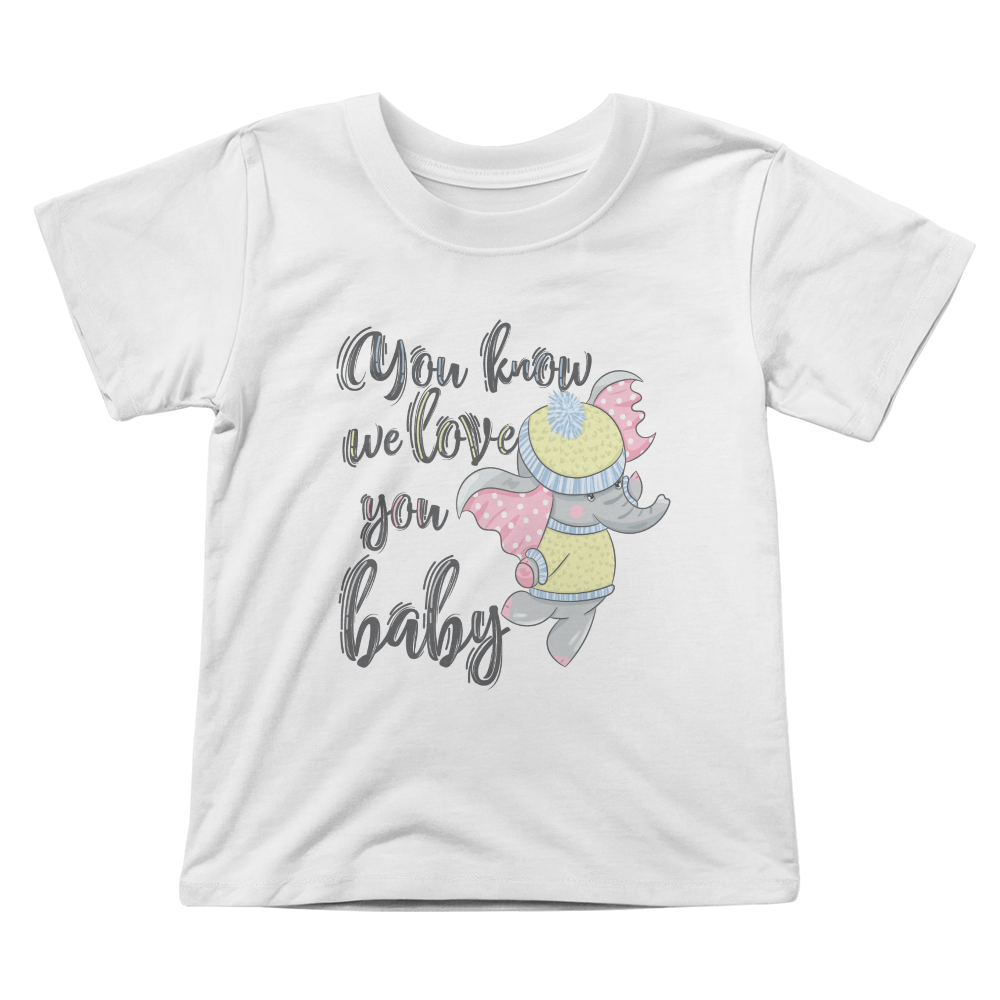 Bella + Canvas 3001T Toddler Jersey Tee Front Print