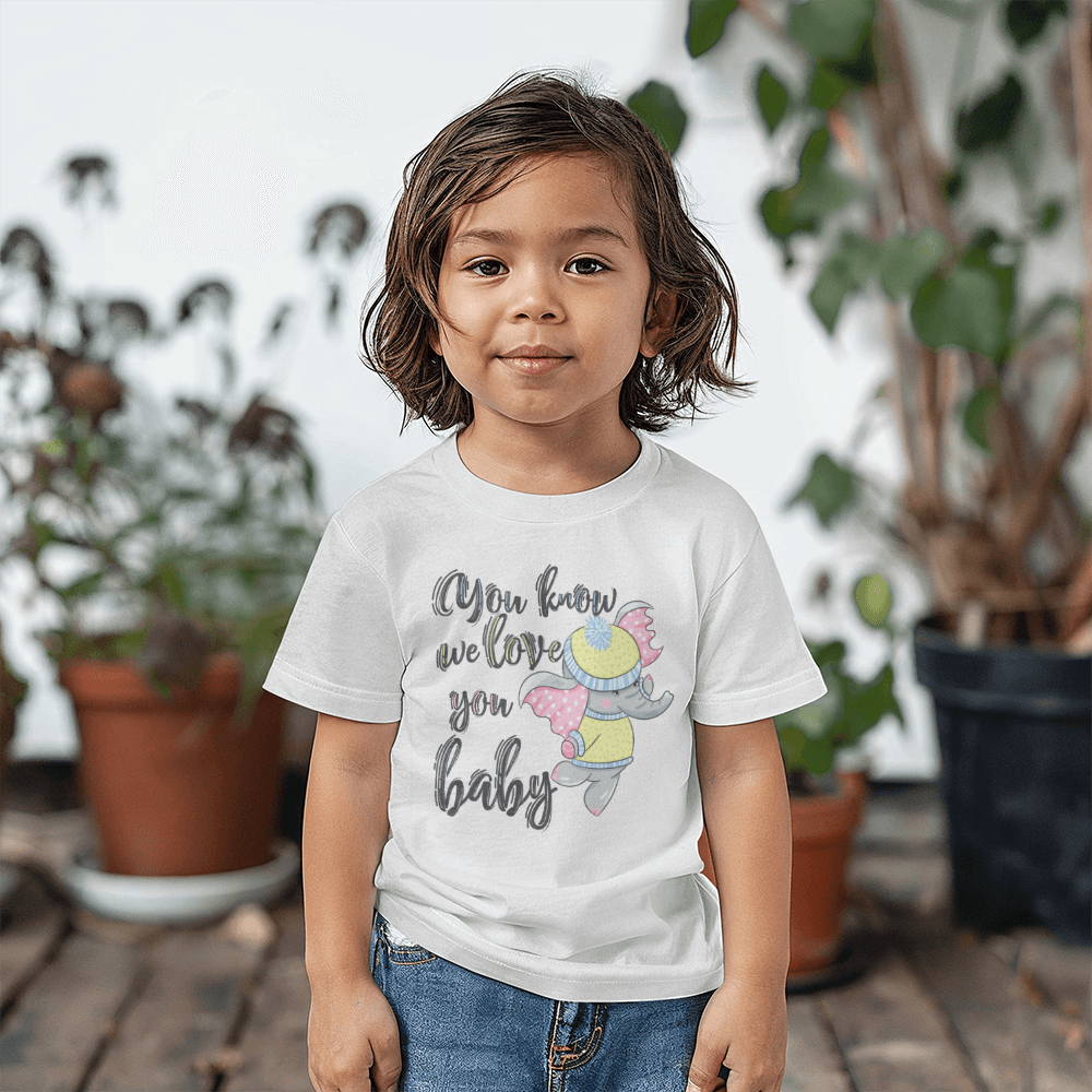 Bella + Canvas 3001T Toddler Jersey Tee Front Print