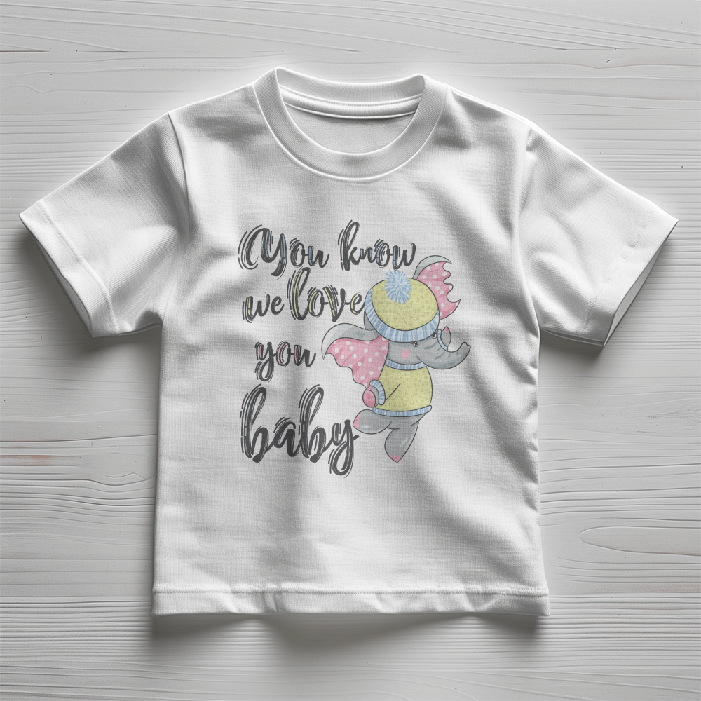 Bella + Canvas 3001T Toddler Jersey Tee Front Print