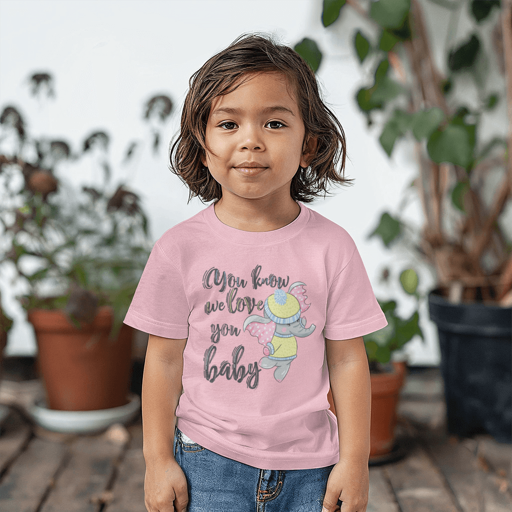 Bella + Canvas 3001T Toddler Jersey Tee Front Print