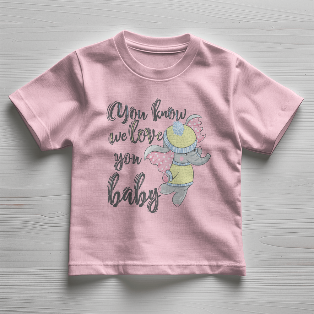 Bella + Canvas 3001T Toddler Jersey Tee Front Print