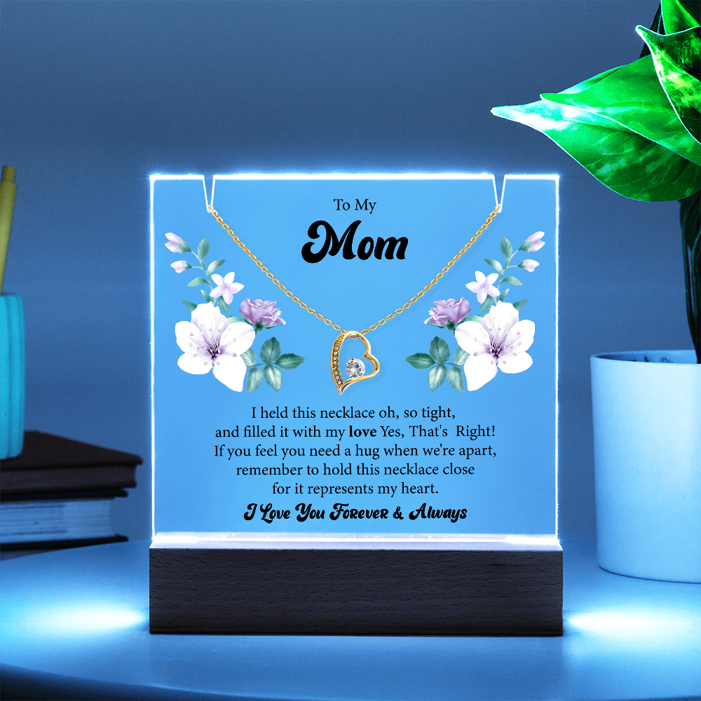 Keepsake Acrylic & Forever Love Necklace