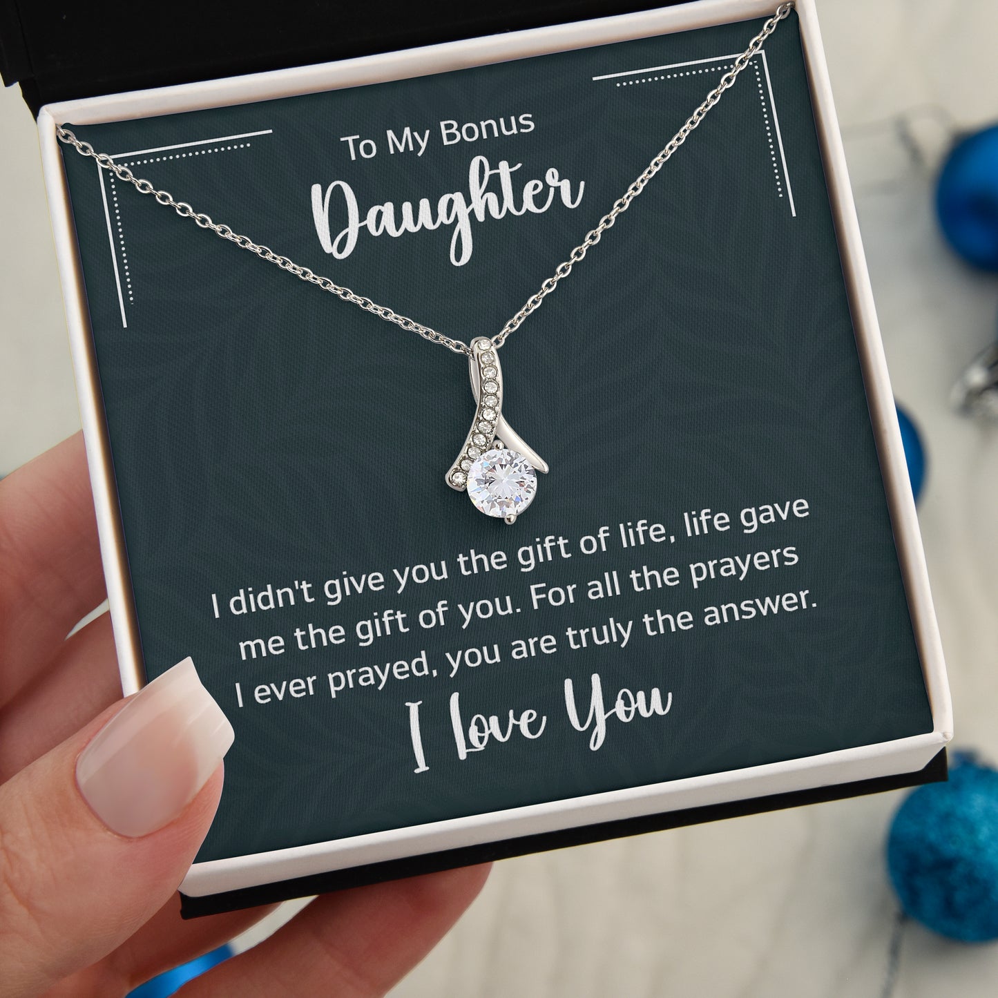 Lucky In Love Necklace With  Message Cards