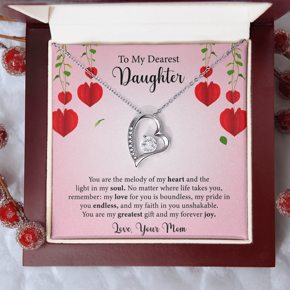 To My Daughter, Forever Love Necklace