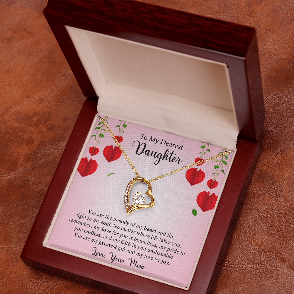 To My Daughter, Forever Love Necklace