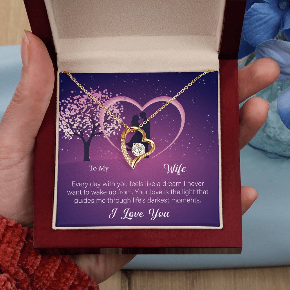 To My Wife, Forever Love Necklace