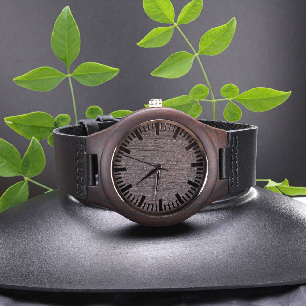 For That Special Guy - Engraved Wooden Watch