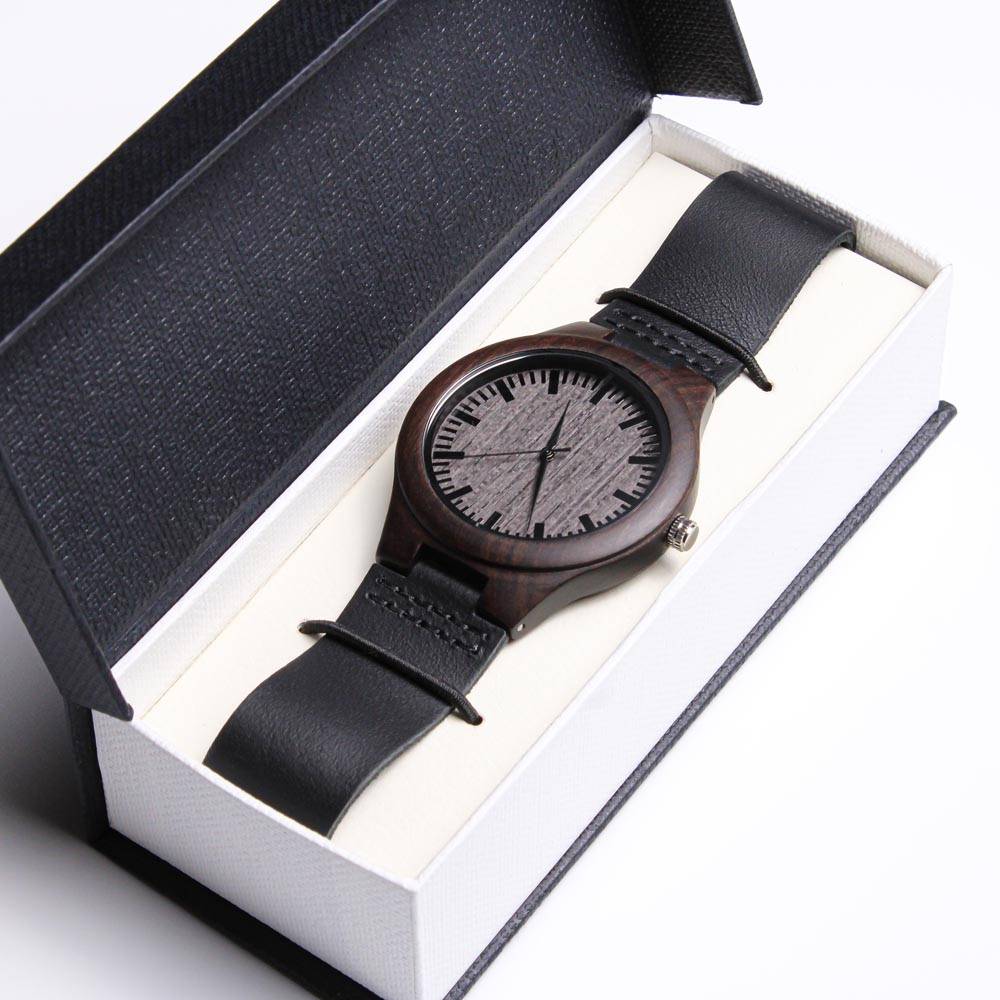 For That Special Guy - Engraved Wooden Watch