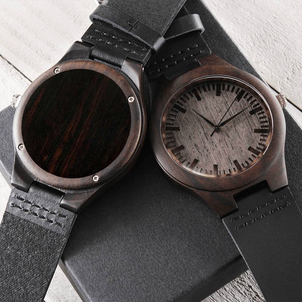 For That Special Guy - Engraved Wooden Watch