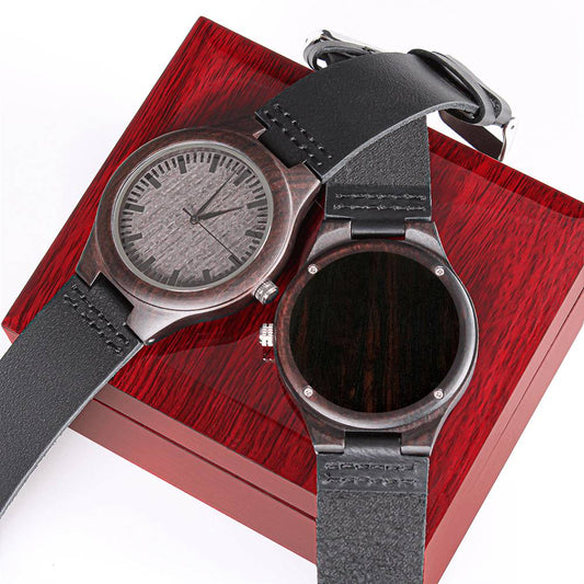 For That Special Guy - Engraved Wooden Watch