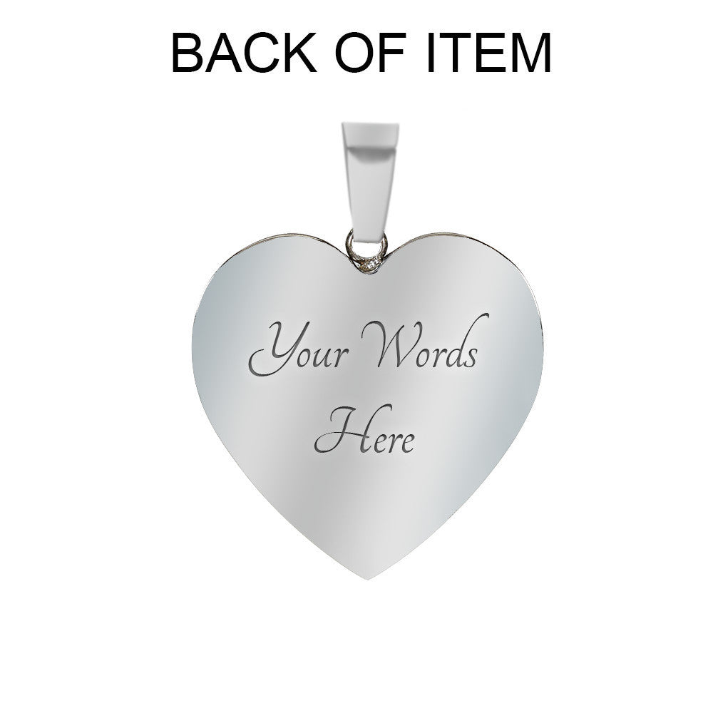 To My Wife, Our Lovely  Heart Pendant