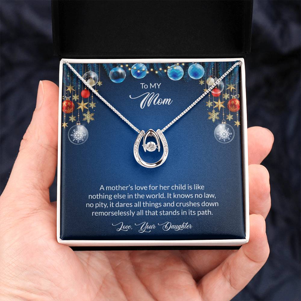 To My Mom Christmas theme || Lucky In Love Necklace