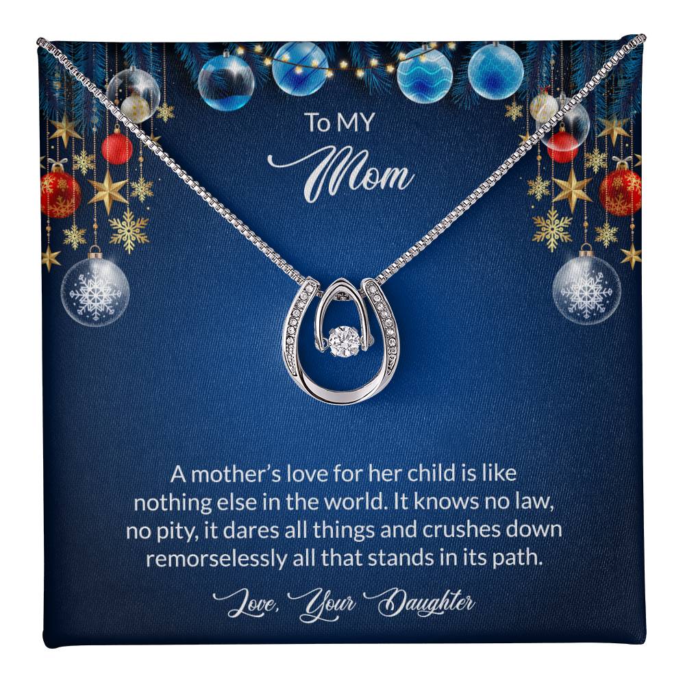 To My Mom Christmas theme || Lucky In Love Necklace