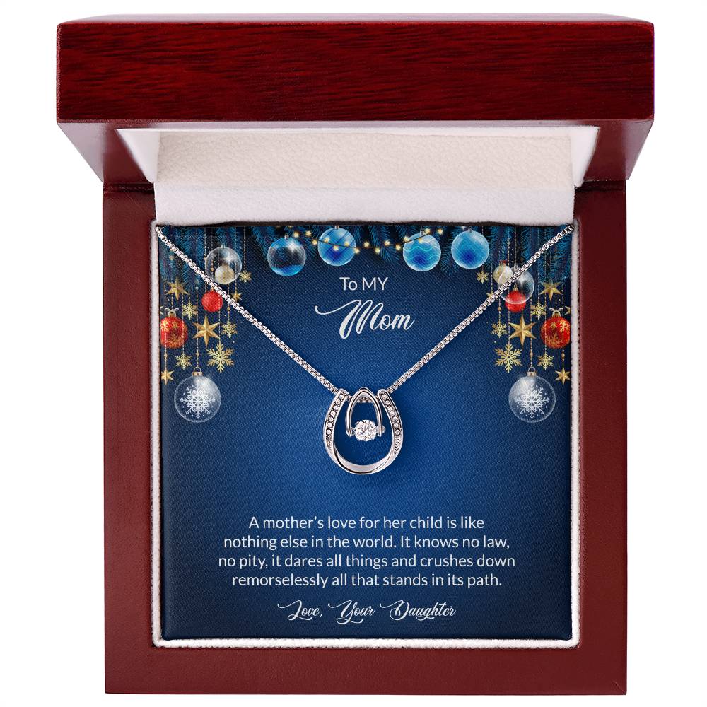 To My Mom Christmas theme || Lucky In Love Necklace