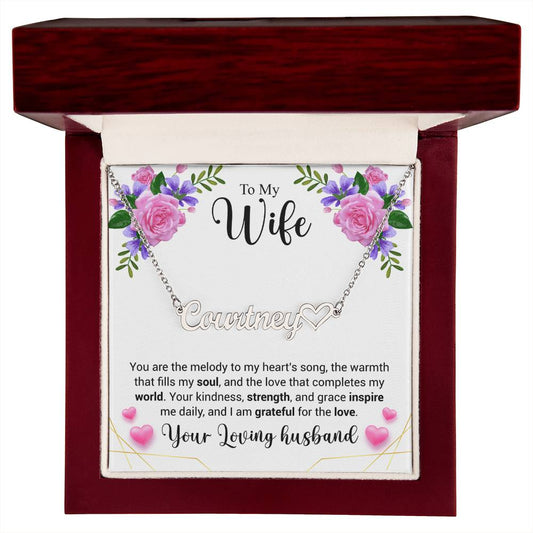 Signature Heart Name Necklace