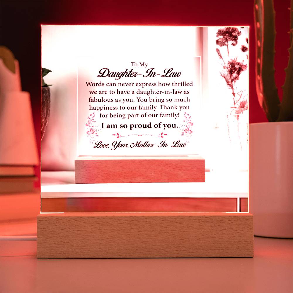 premium printed led square acrylic plaquecombine modern technology