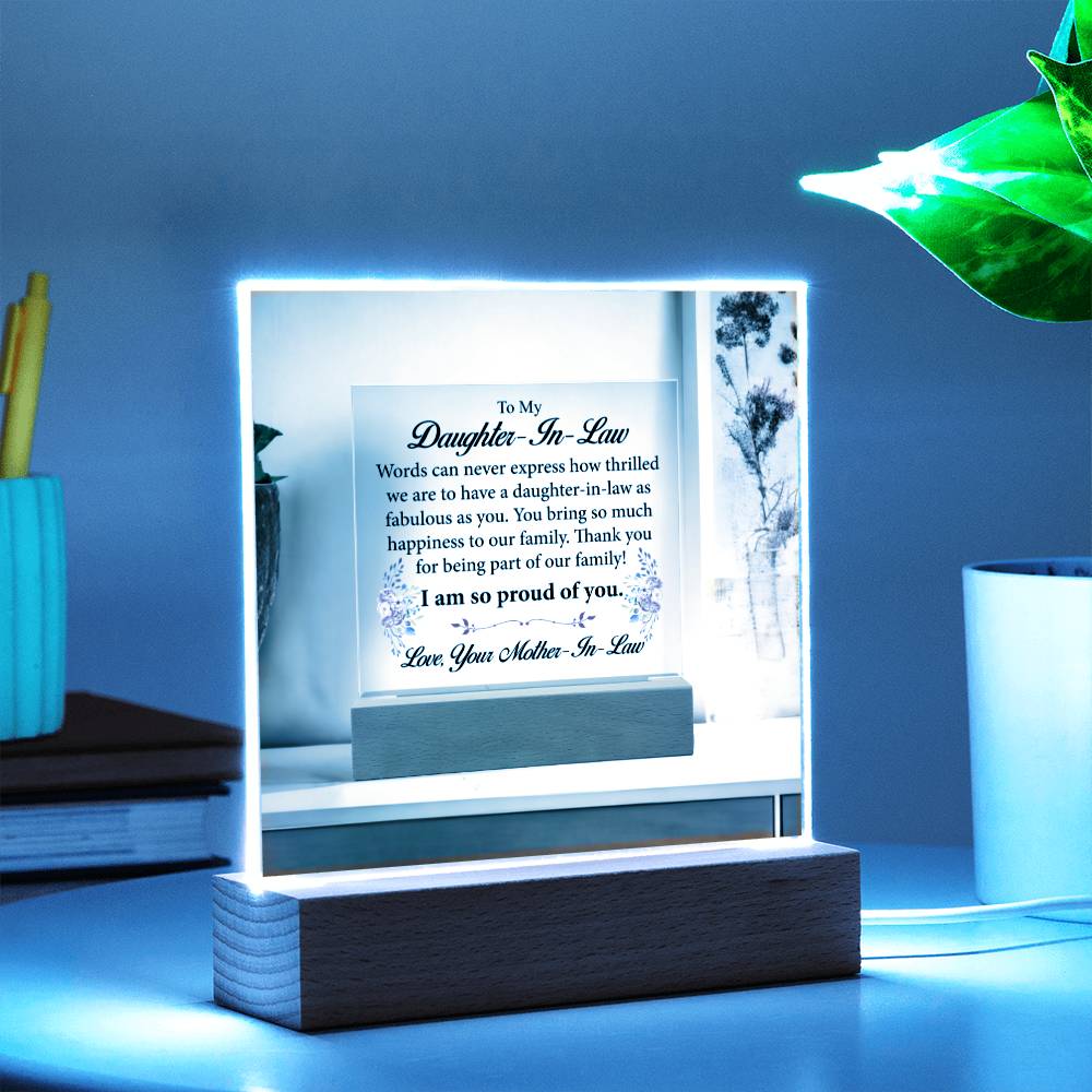 premium printed led square acrylic plaquecombine modern technology