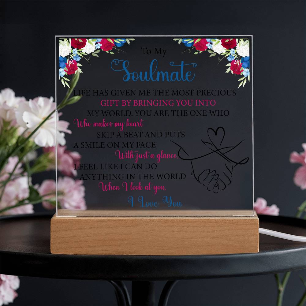 printed square acrylic plaque