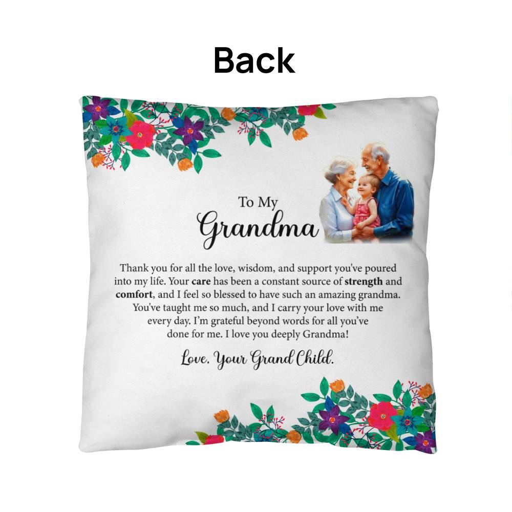 To My Grandparents - Indoor Outdoor Pillow - In Various Sizes