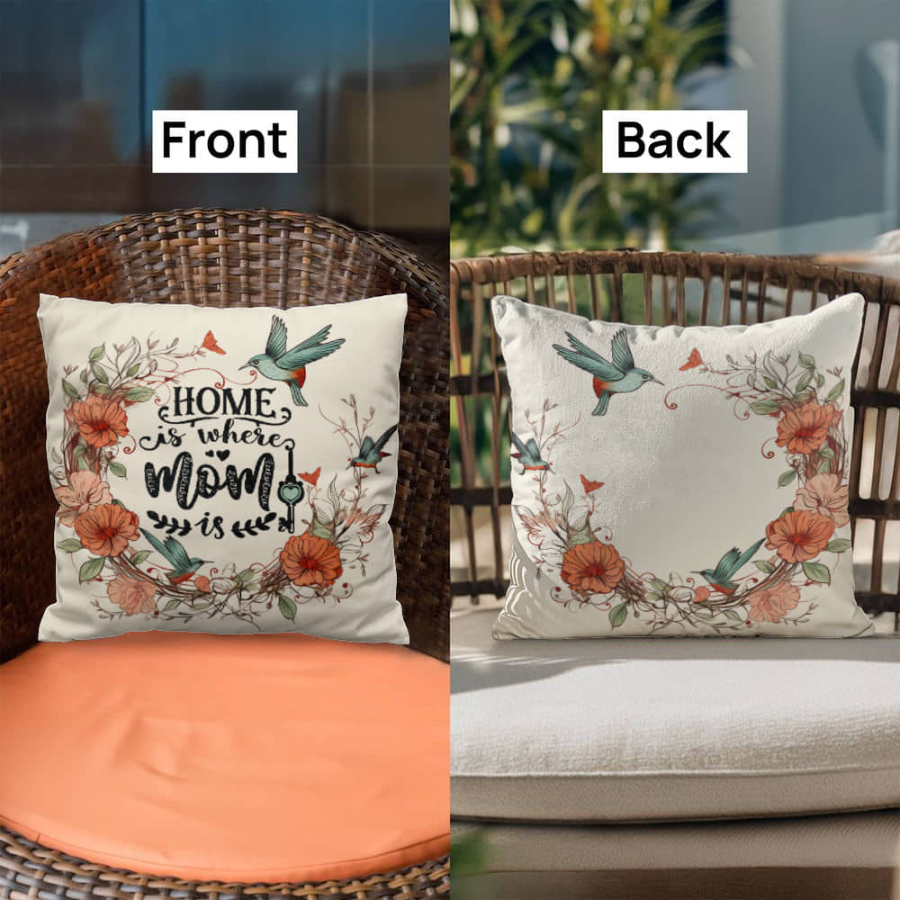 To Mom - Beautiful Home Accent Pillows  -  In Various Sizes