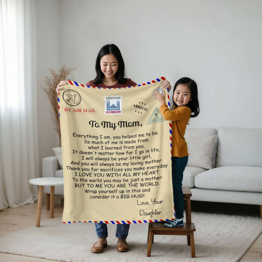 To My Mom || Mink Touch Fleece Blanket