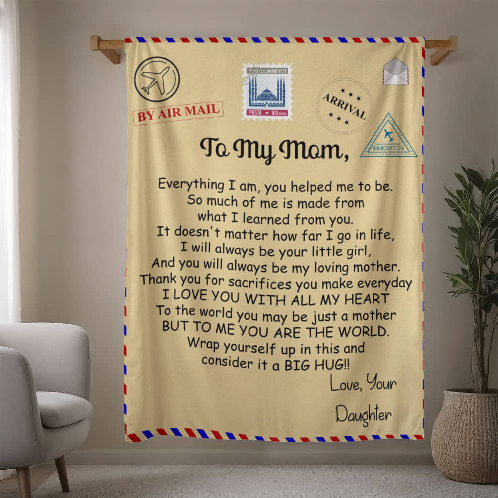 To My Mom || Mink Touch Fleece Blanket