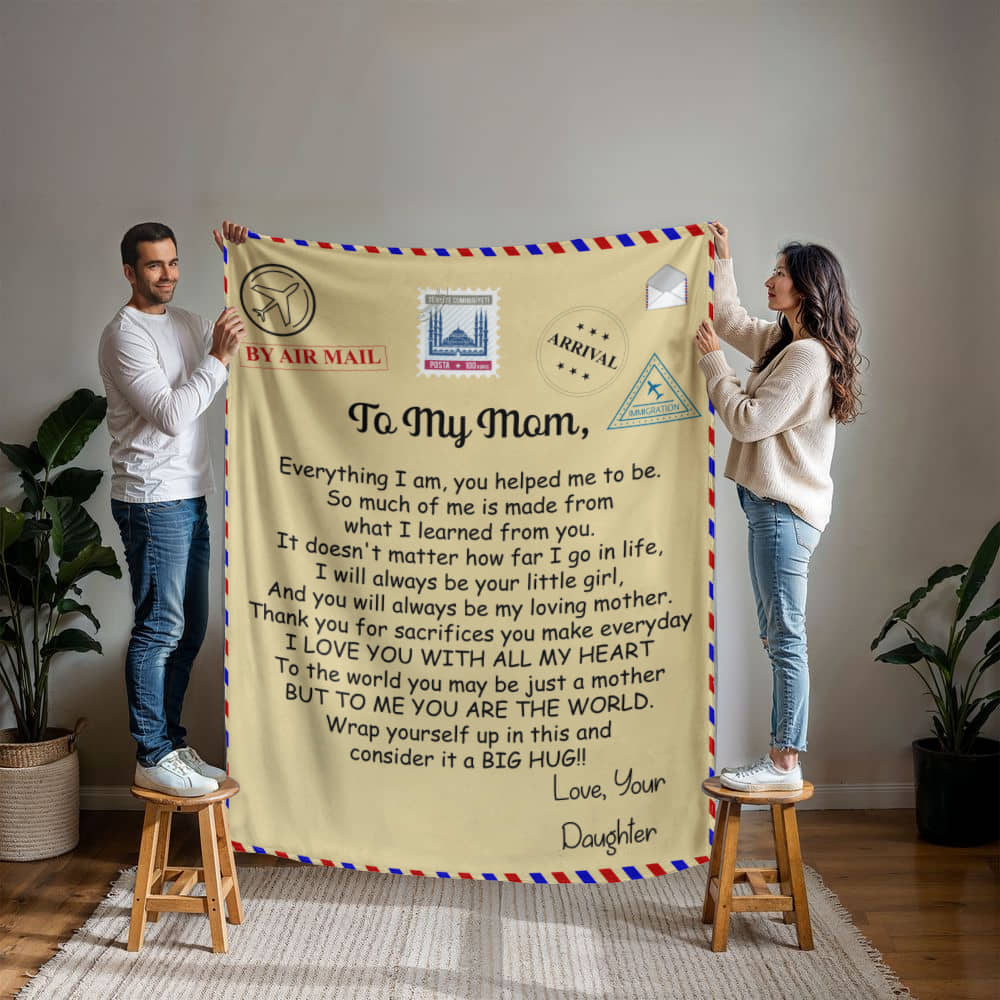 To My Mom || Mink Touch Fleece Blanket