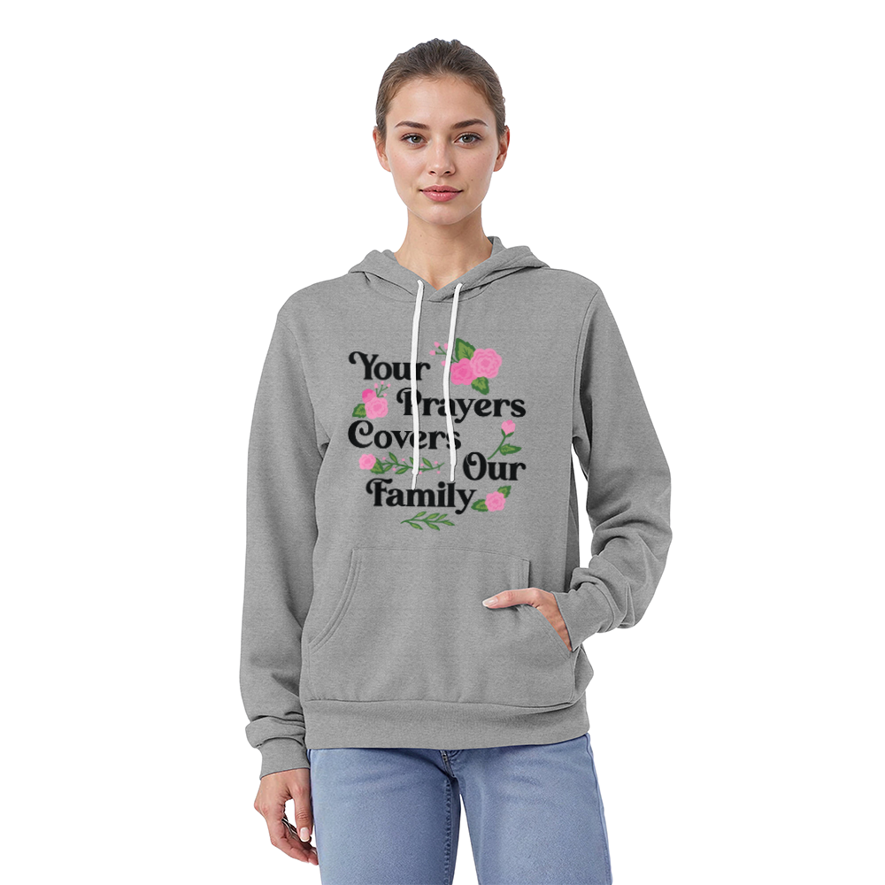 Bella + Canvas 3719 Unisex Pullover Hoodie Front Print