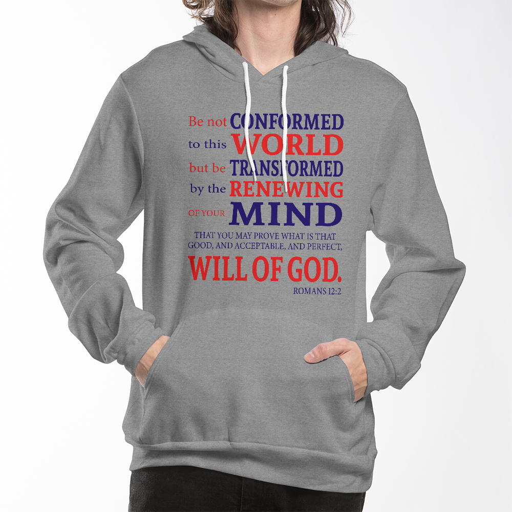 Bella + Canvas 3719 Unisex Pullover Hoodie Front Print