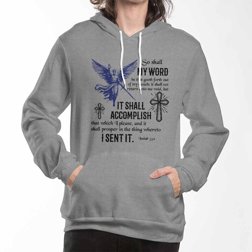 Bella + Canvas 3719 Unisex Pullover Hoodie Front Print