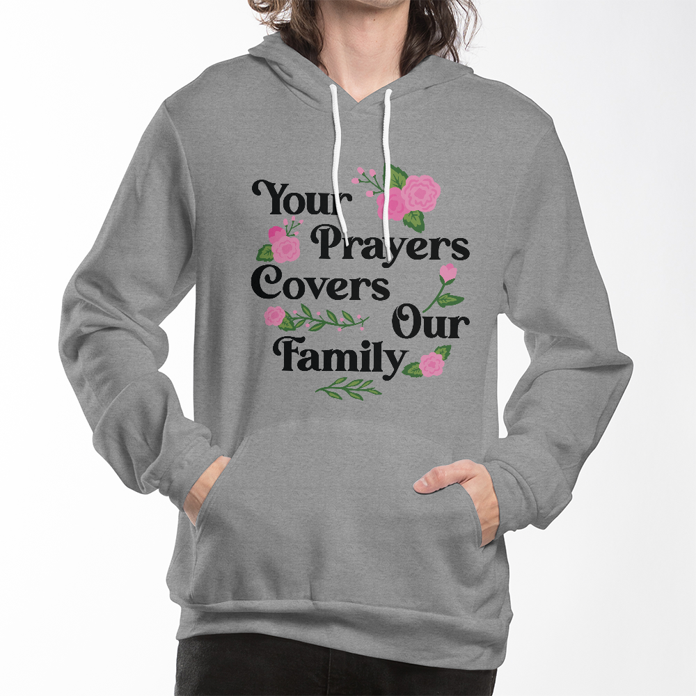 Bella + Canvas 3719 Unisex Pullover Hoodie Front Print