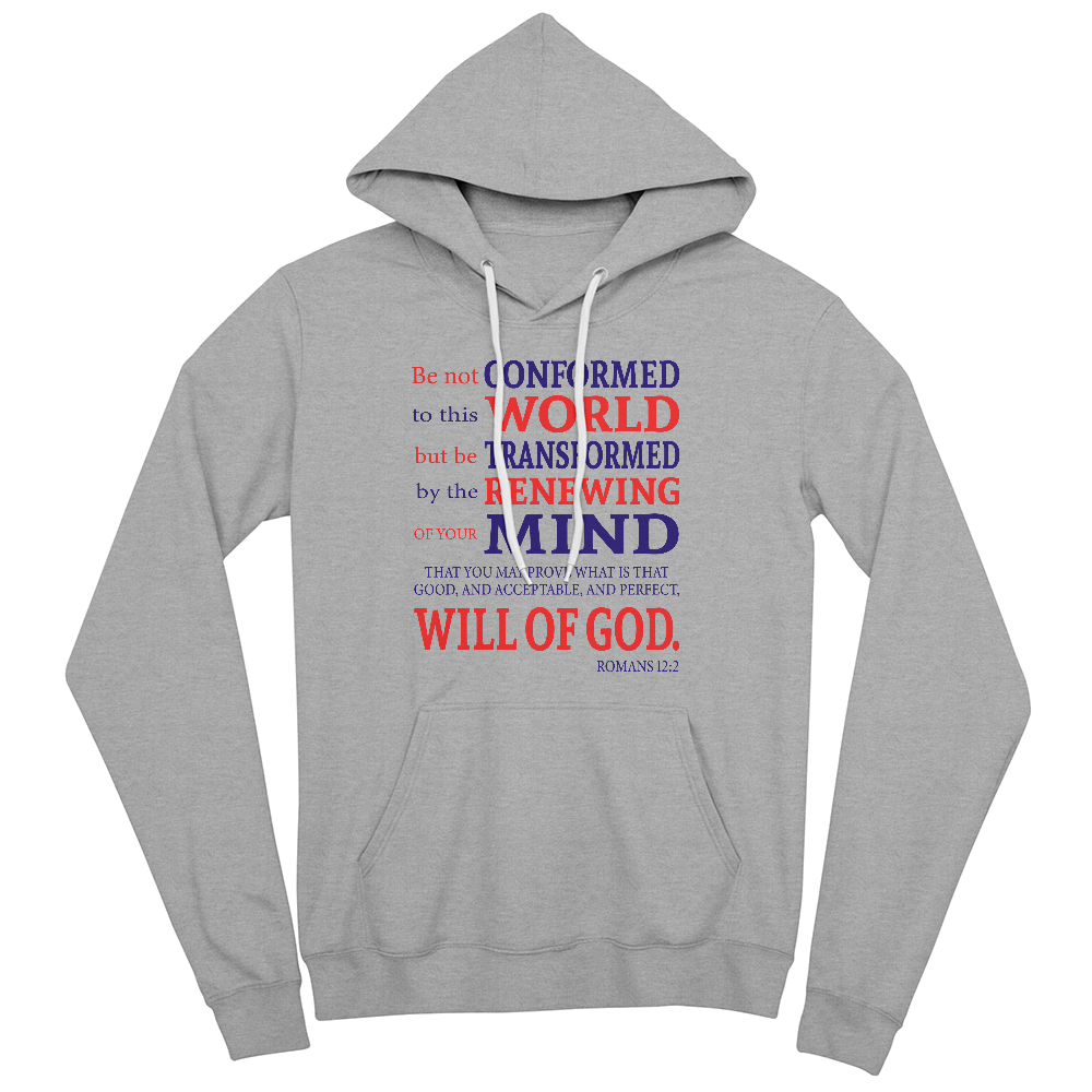 Bella + Canvas 3719 Unisex Pullover Hoodie Front Print