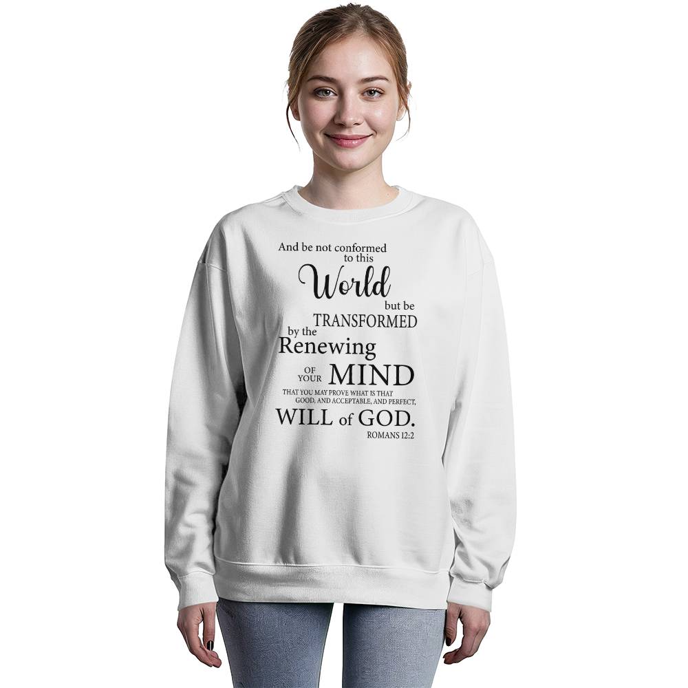 Bella + Canvas 3945 Unisex Crewneck Sweatshirt Front Print