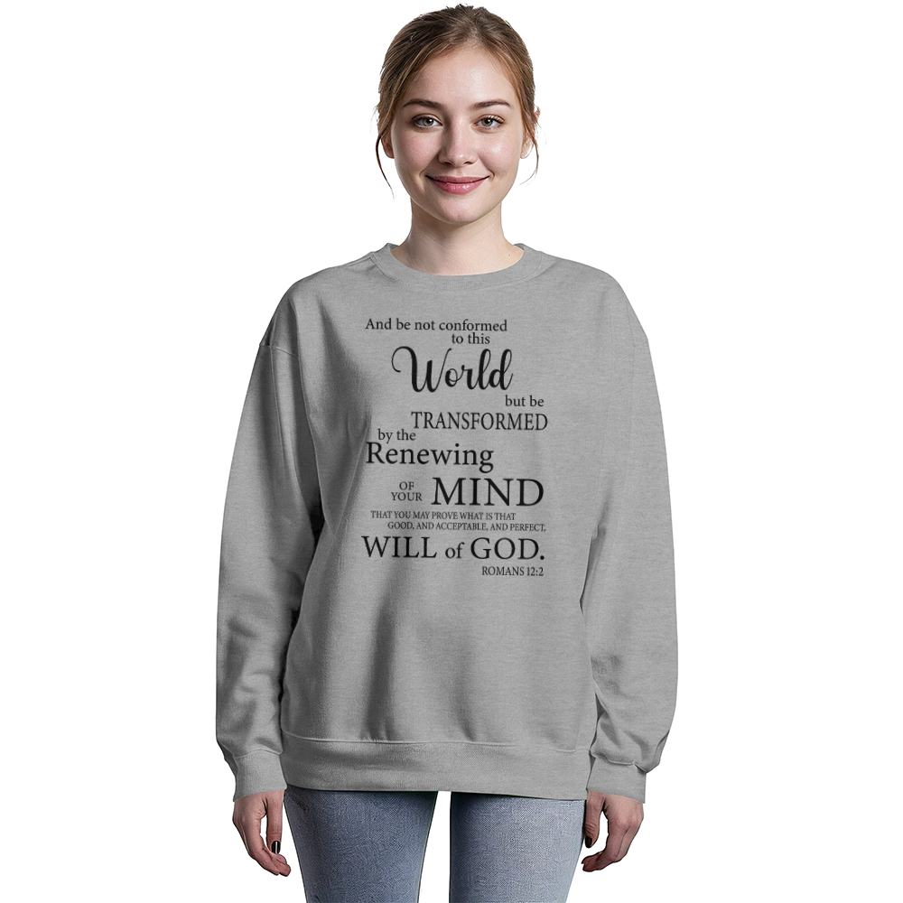 Bella + Canvas 3945 Unisex Crewneck Sweatshirt Front Print