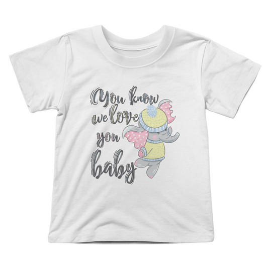 Bella + Canvas 3001T Toddler Jersey Tee Front Print