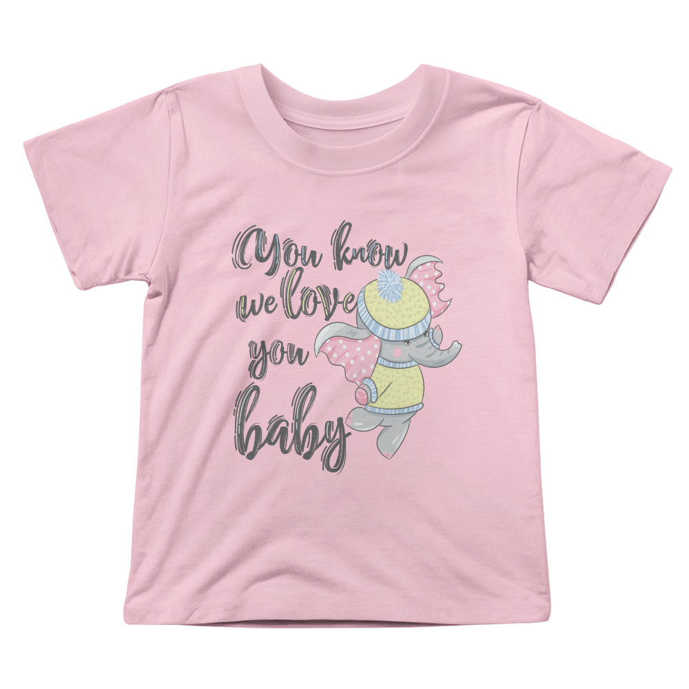 Bella + Canvas 3001T Toddler Jersey Tee Front Print