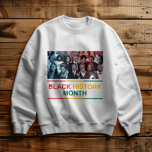 " Black History "   Unisex Crewneck Sweatshirt