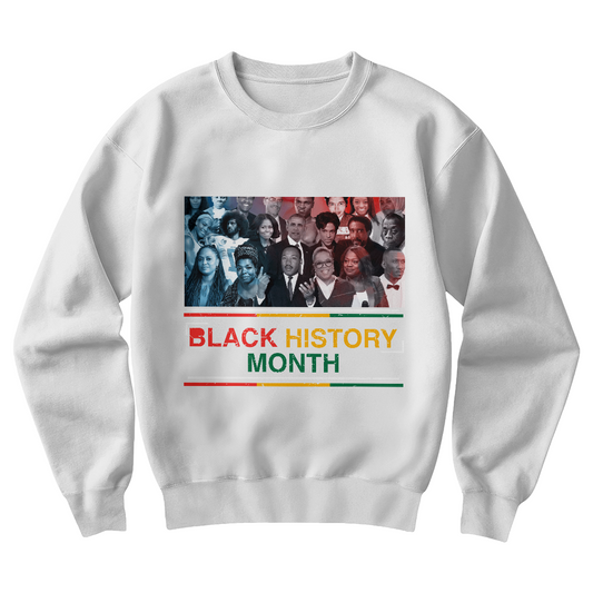 " Black History "   Unisex Crewneck Sweatshirt