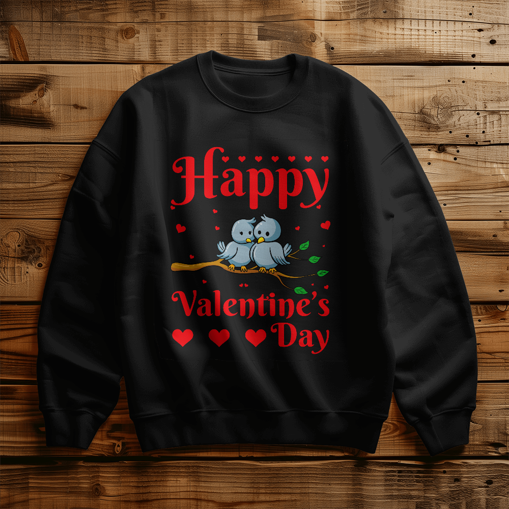 Valentine Day  Sweatshirt   ( Front Print )