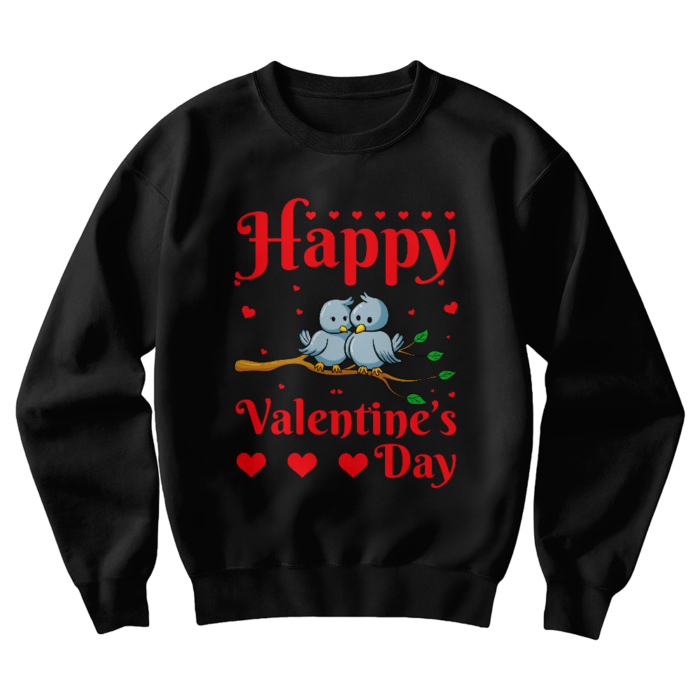 Valentine Day  Sweatshirt   ( Front Print )