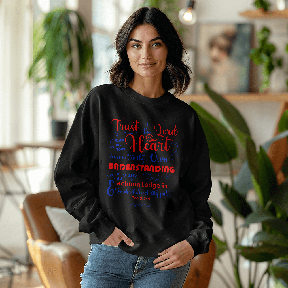 Gildan 18000 Unisex Crewneck Sweatshirt Front Print