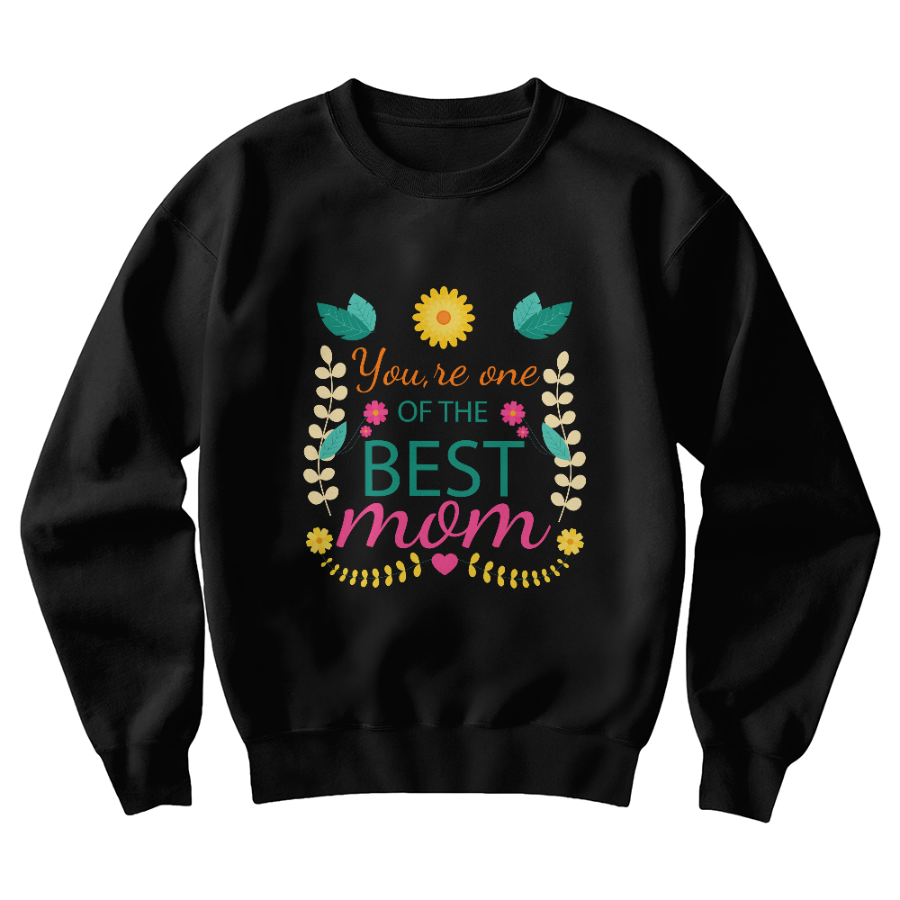 Gildan 18000 Unisex Crewneck Sweatshirt Front Print For Mom