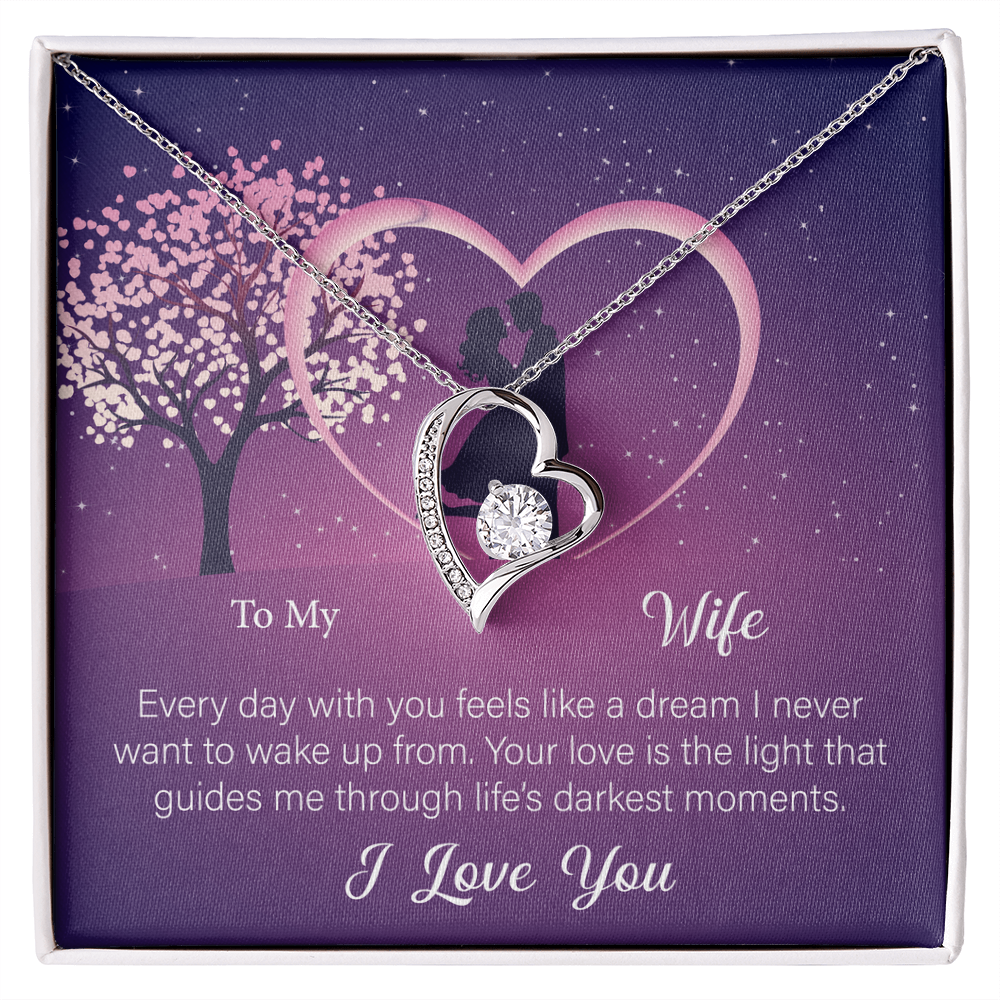 To My Wife, Forever Love Necklace