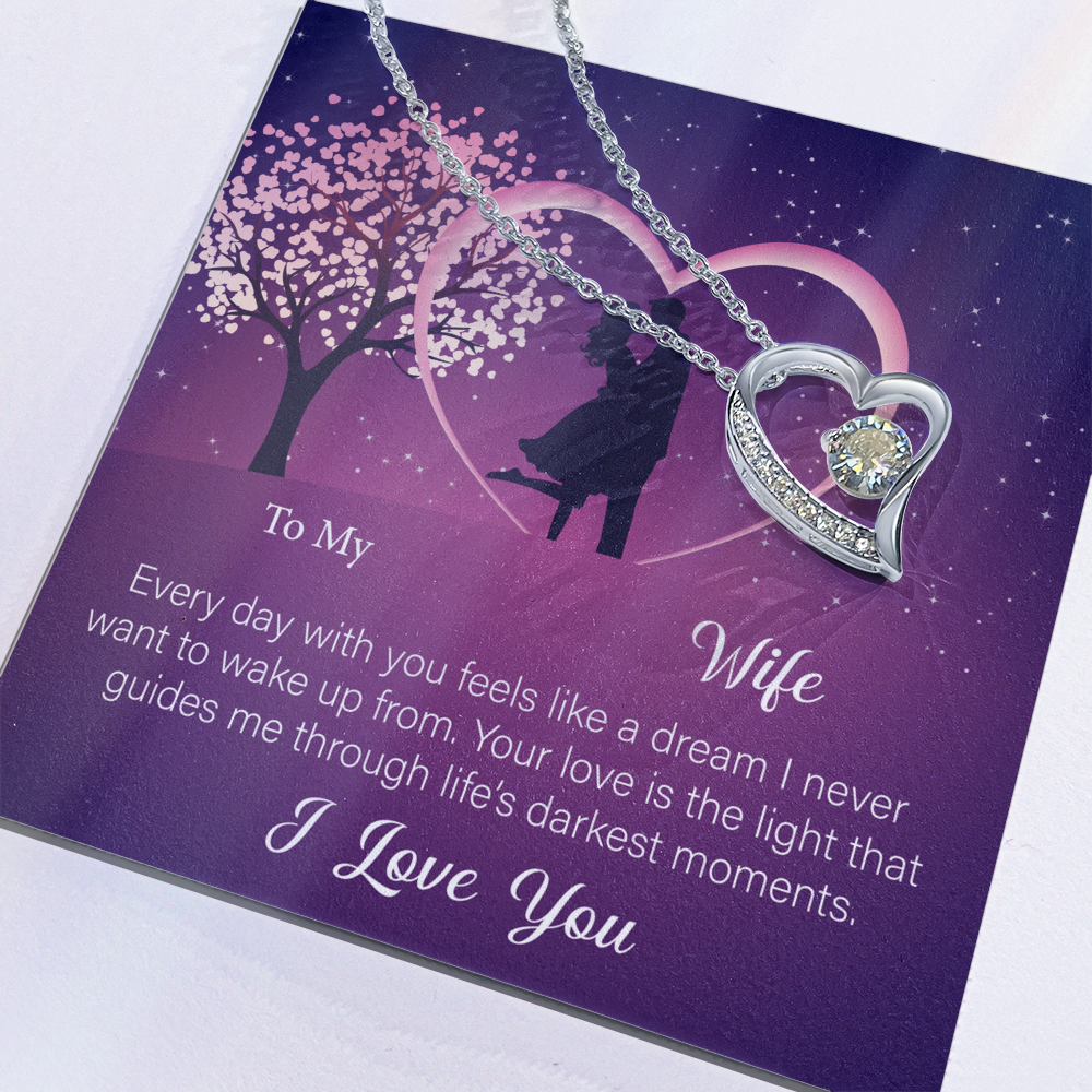 To My Wife, Forever Love Necklace