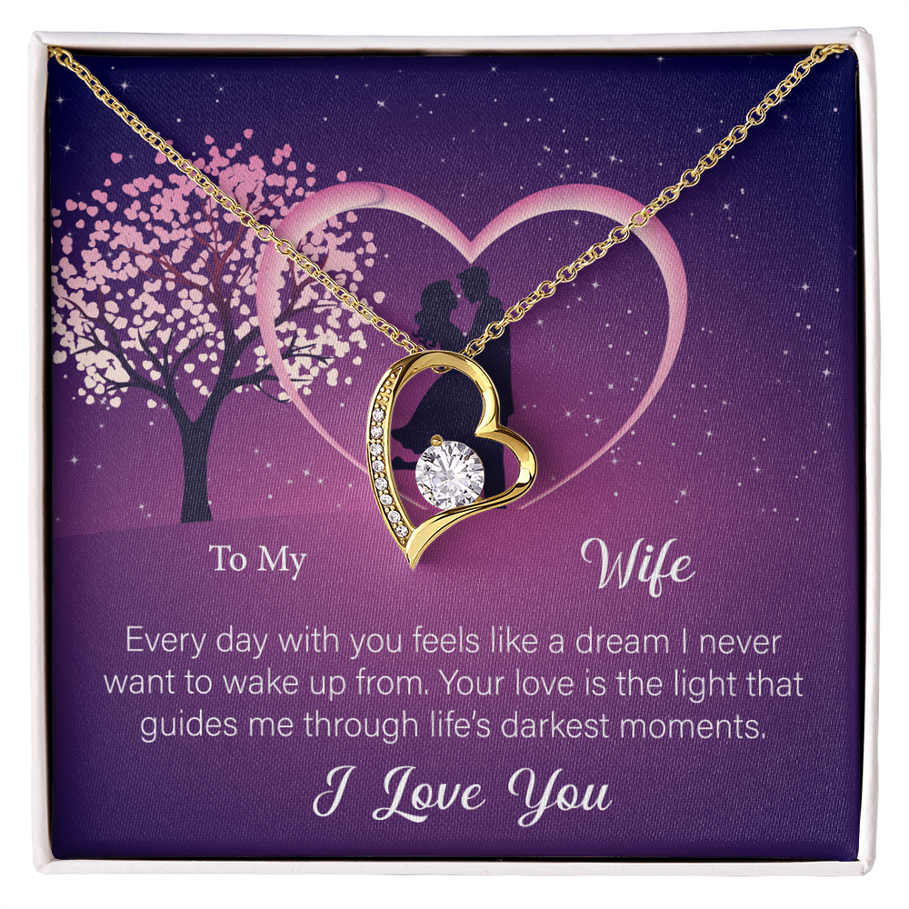 To My Wife, Forever Love Necklace