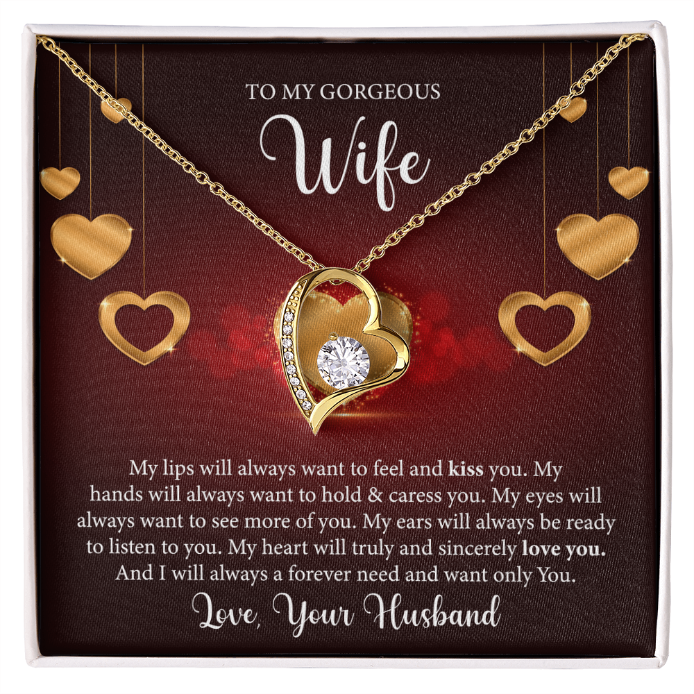 To My Wife, Forever Love Necklace