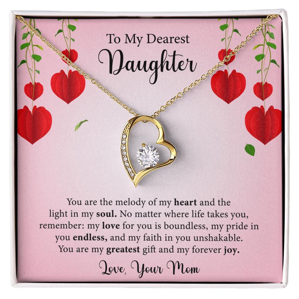 To My Daughter, Forever Love Necklace
